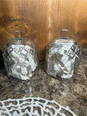 HOMCO Home Interiors Tulip Clear Glass Small Peg Votive Cup
- Set of 2
